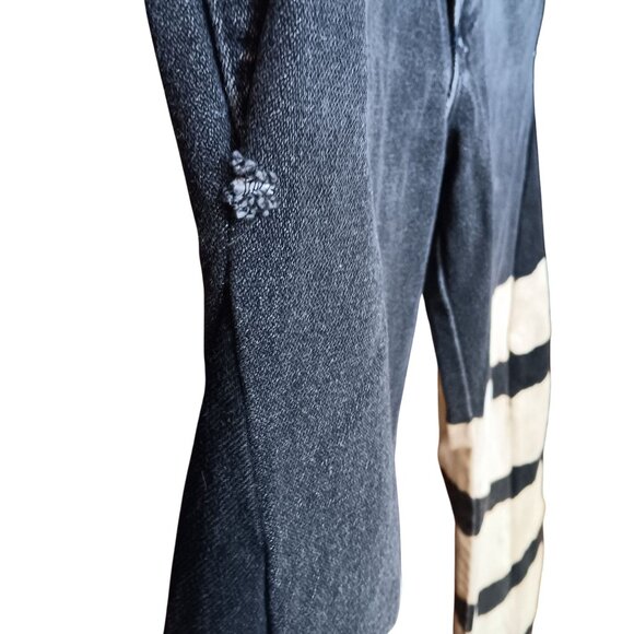 1OF1 32x31 Vintage Wrangler Striped Cowboy Jeans Rodeo Clown Black Denim USA - Picture 6 of 7